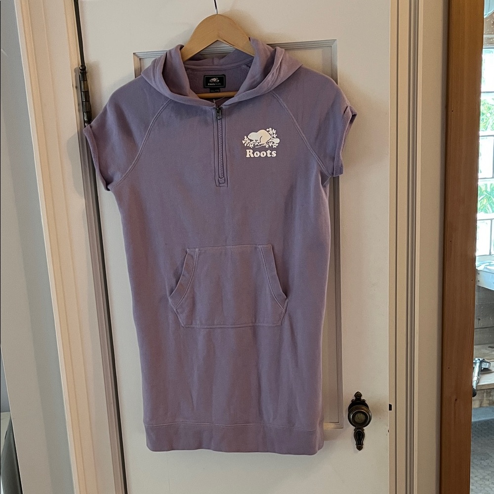 Roots Lavender Hooded Dress